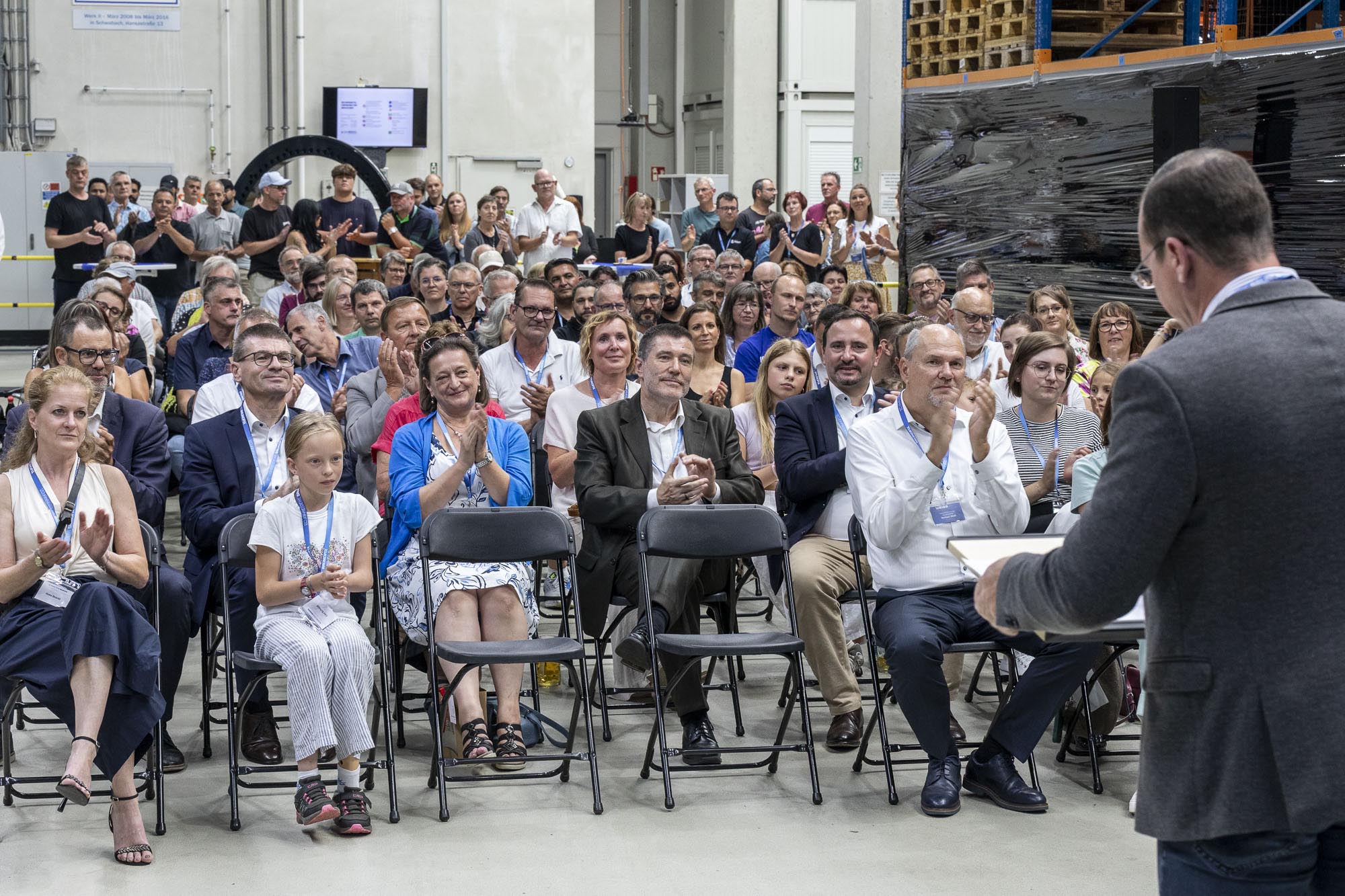 Applaus Zuschauer applaudieren nach der Rede