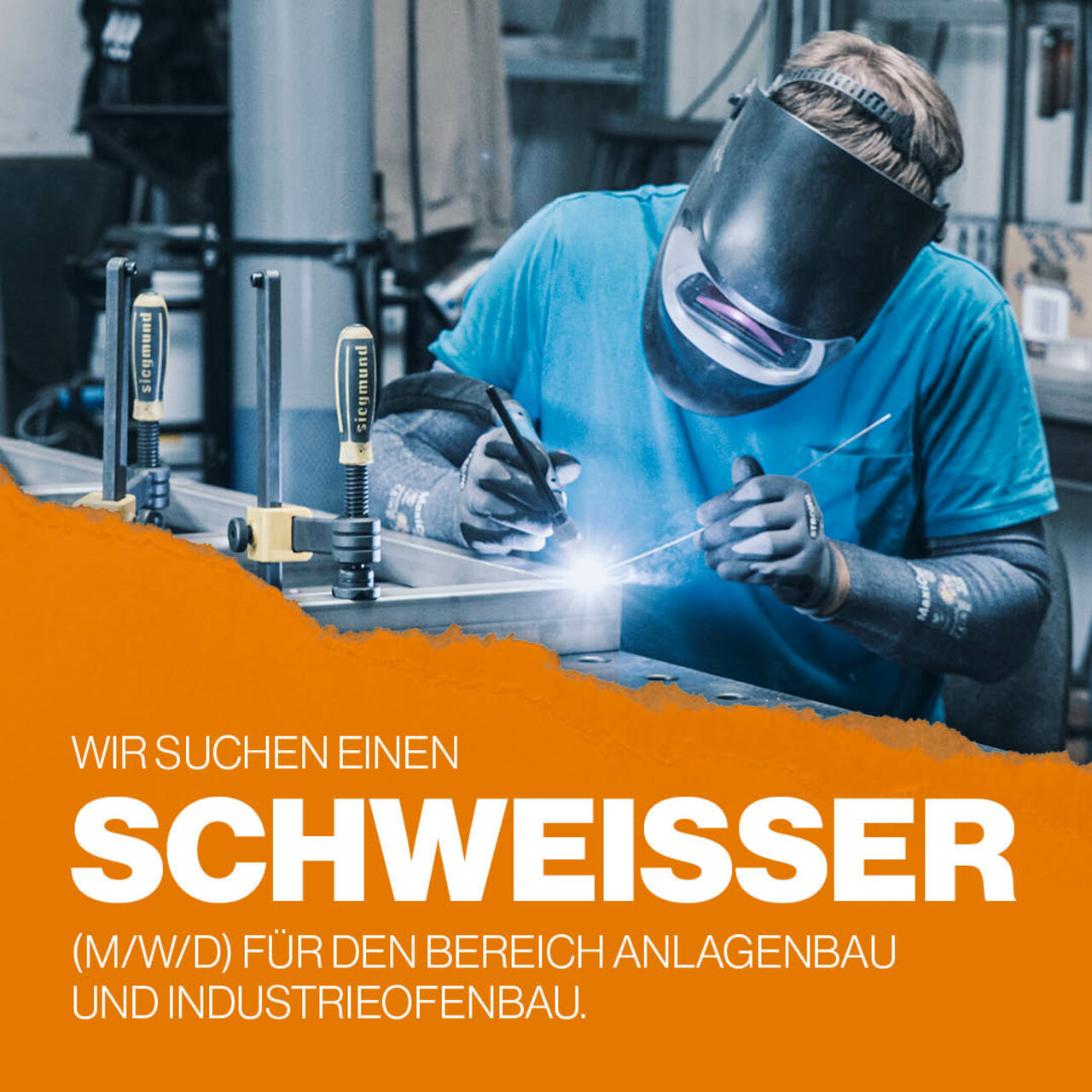 Schweißer Titelbild zur Stellenanzeige